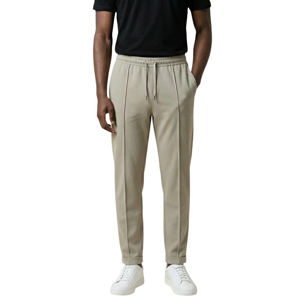 Antony Morato Beige Polyester Casual Pants