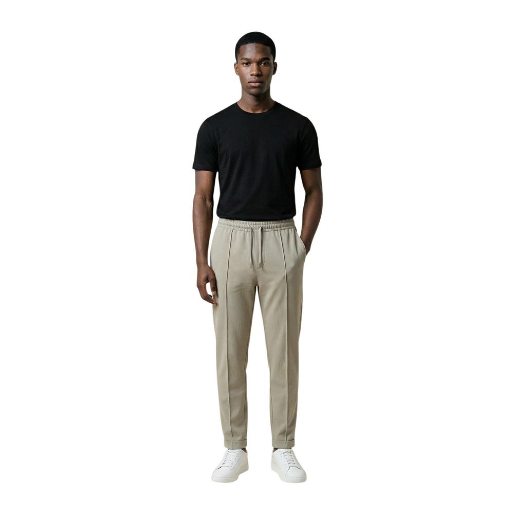 Antony Morato Beige Polyester Casual Pants