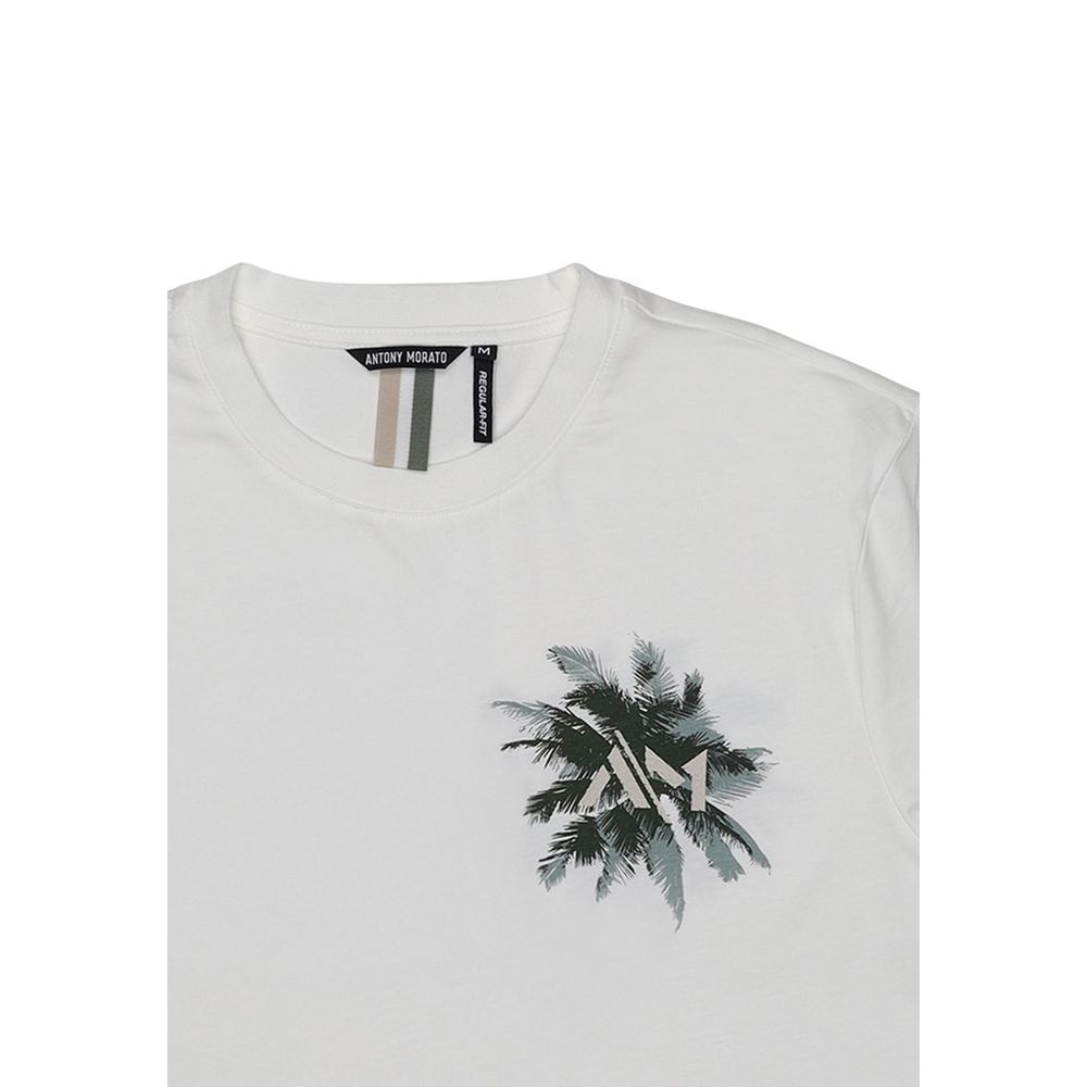 Antony Morato Beige Cotton T-Shirt