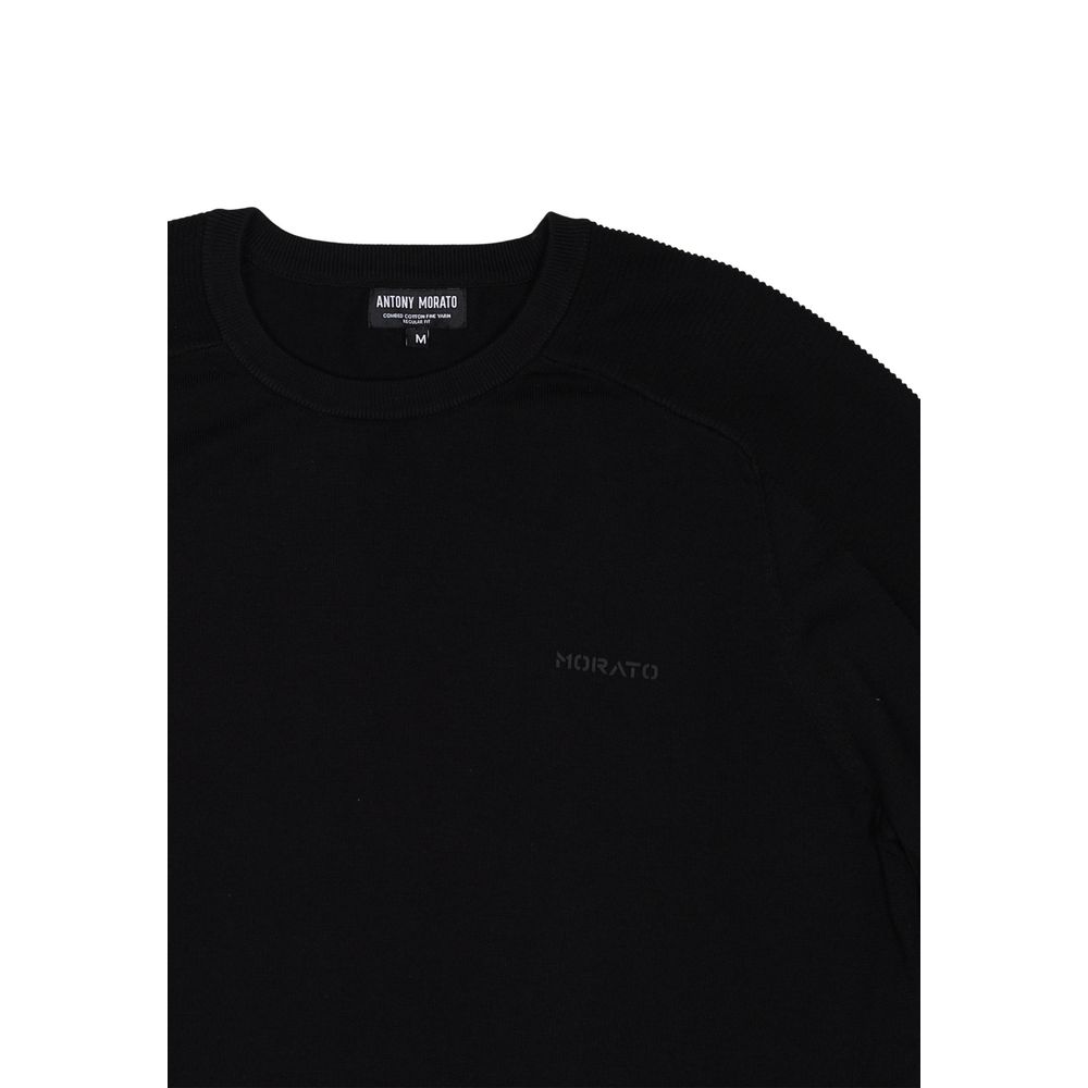 Antony Morato Black Cotton Sweatshirt