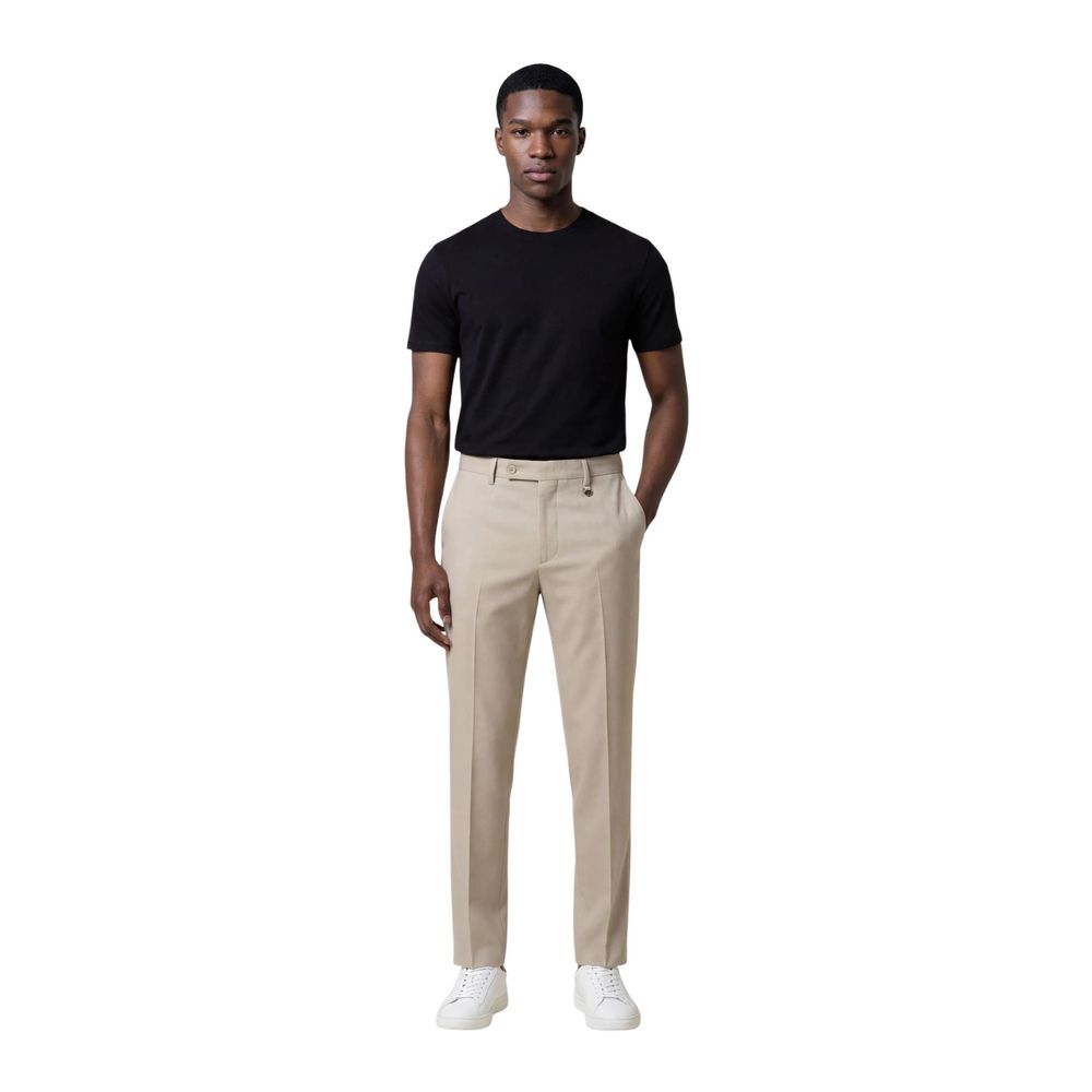 Antony Morato Beige Lyocell Dress Pants