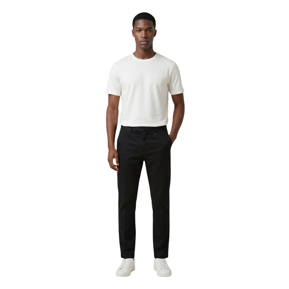 Antony Morato Black Cotton Casual Pants