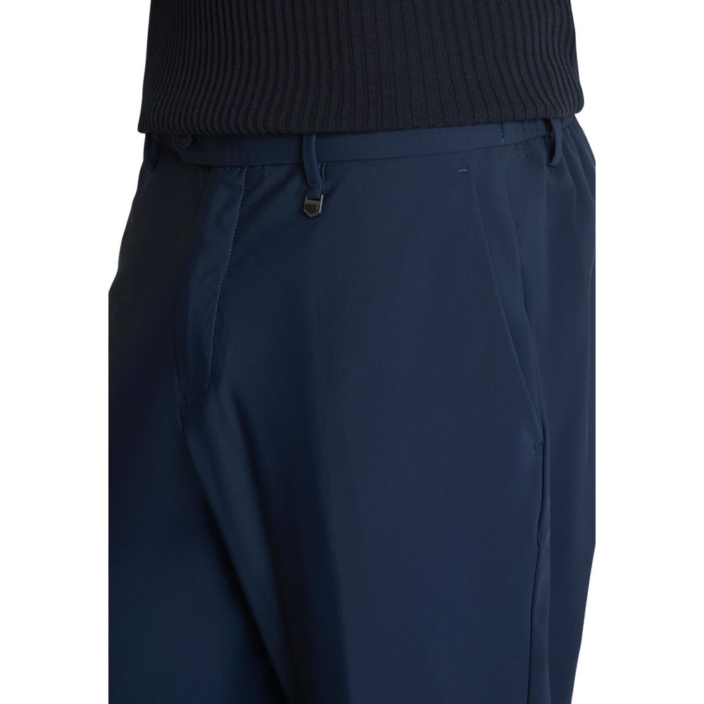 Antony Morato Blue Polyamide Dress Pants