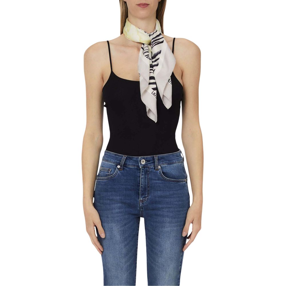 Liu Jo Gray Polyester Foulard