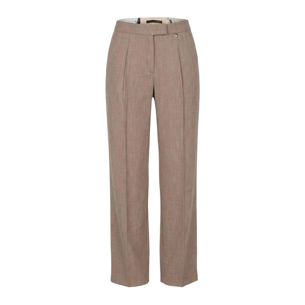 Liu Jo Beige Viscose Dress Pants