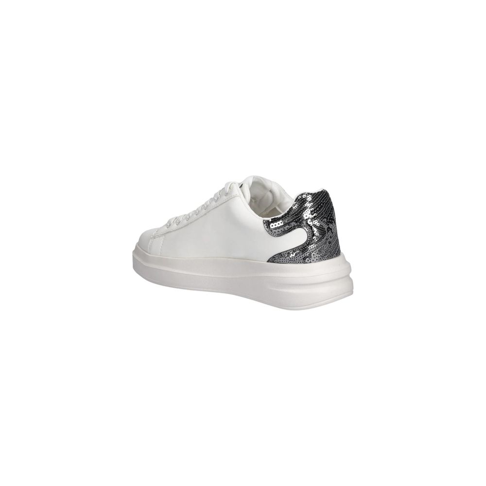 Guess Silver Leather Sneakers