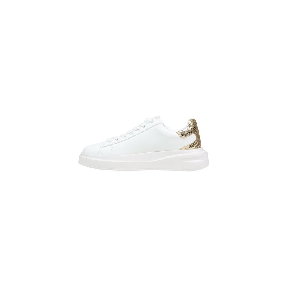 Guess White Leather Low Top Sneakers