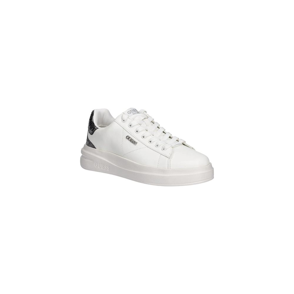 Guess Silver Leather Sneakers