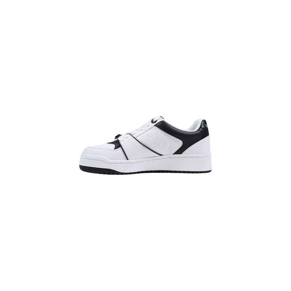 Guess Black And White Polyethylene Low Top Sneakers