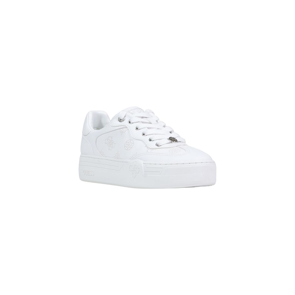 Guess Beige Polyethylene Low Top Sneakers
