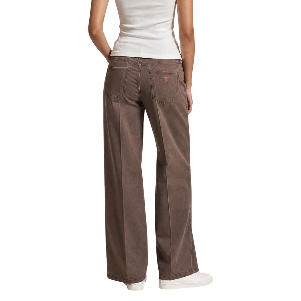 Guess Beige Lyocell Flared Pants