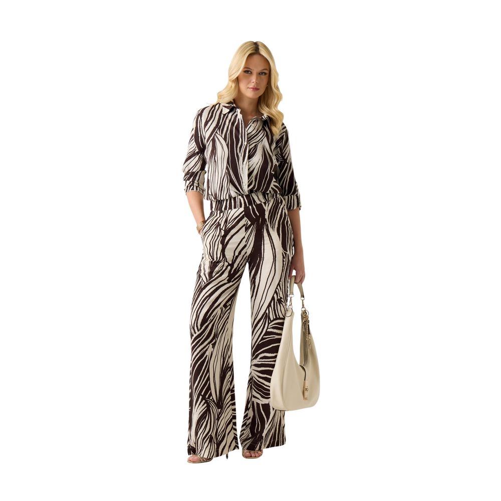 Guess Brown Viscose Casual Pants