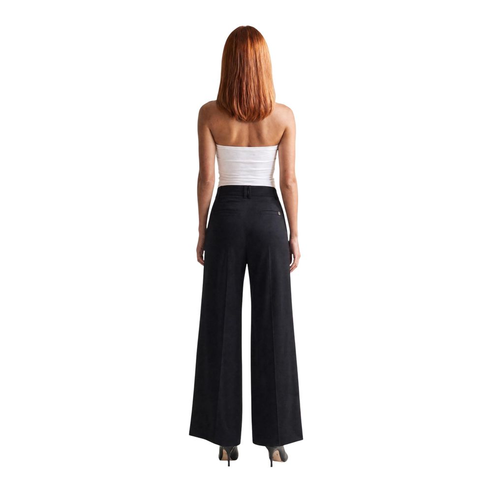 Guess Black Viscose Casual Pants