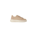 Guess Beige Suede Leather Low Top Sneakers