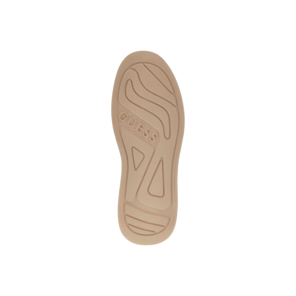 Guess Beige Suede Leather Low Top Sneakers