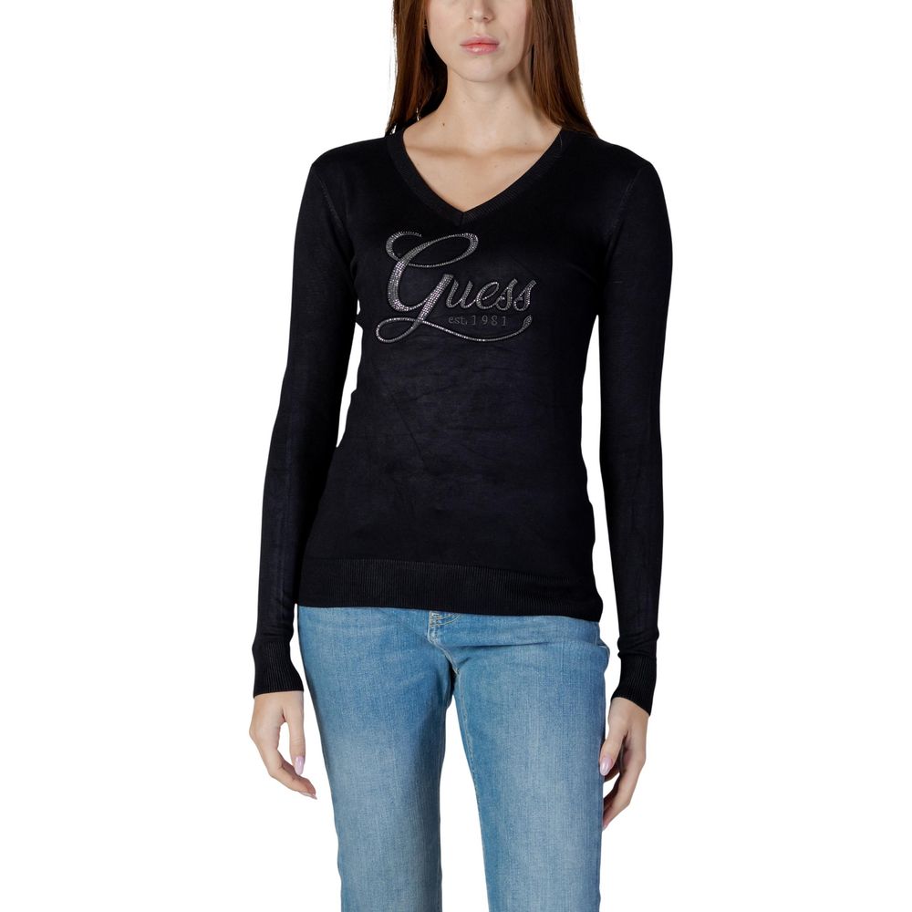 Guess Black Viscose Sweatshirt