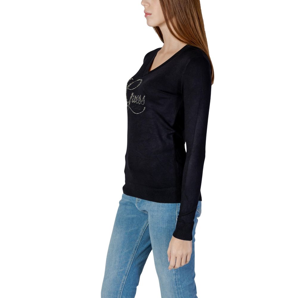 Guess Black Viscose Sweatshirt