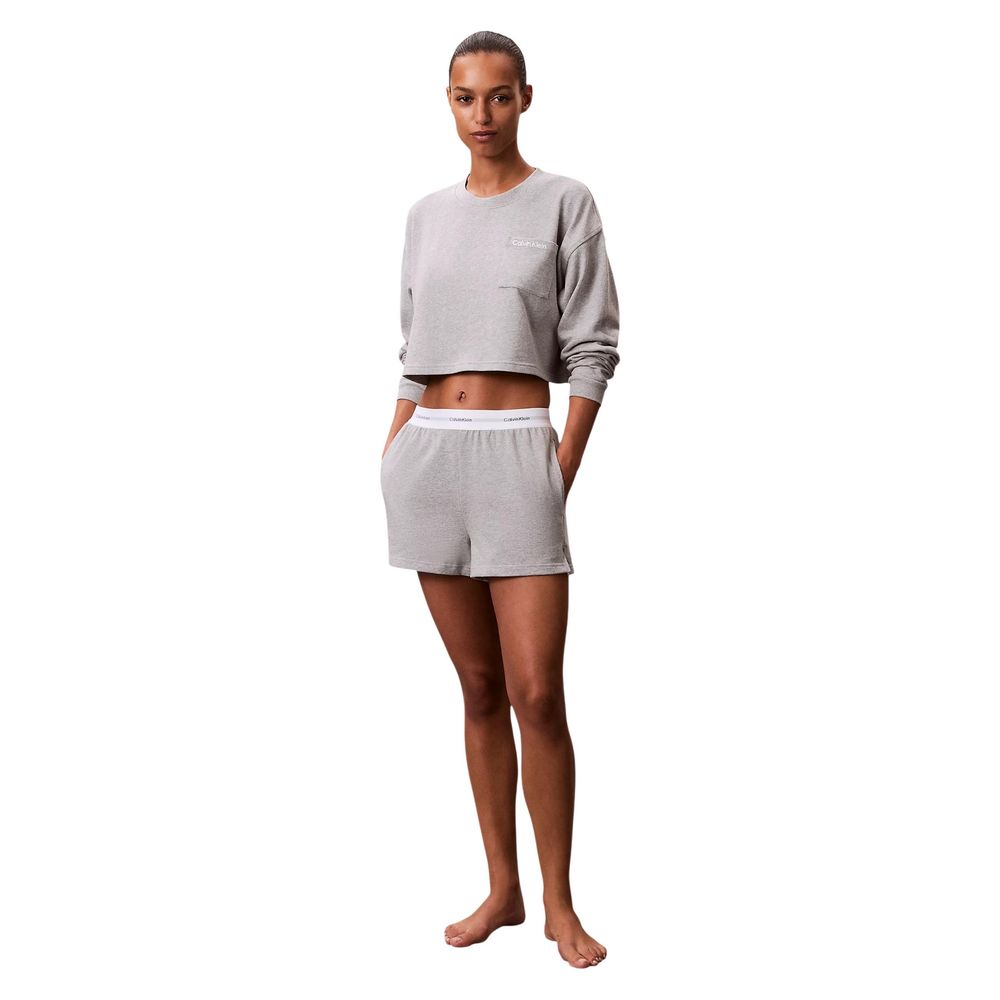 Calvin Klein Underwear Gray Cotton Bottoms Sleepwear
