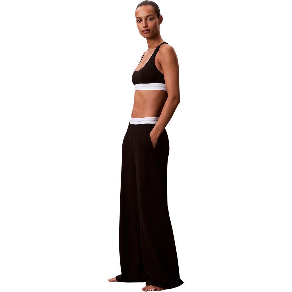 Calvin Klein Underwear Black Cotton Bottoms Sleepwear