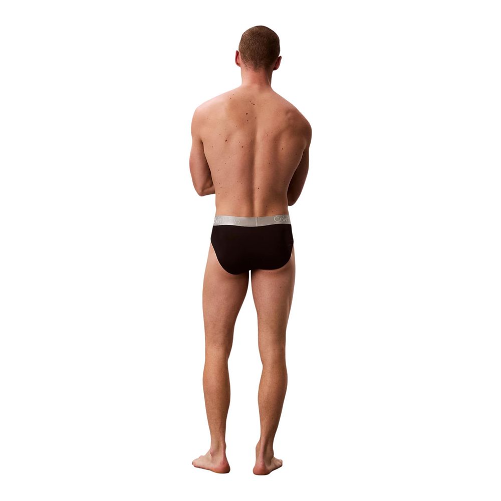 Calvin Klein Underwear Black And White Recycled Polyester Briefs