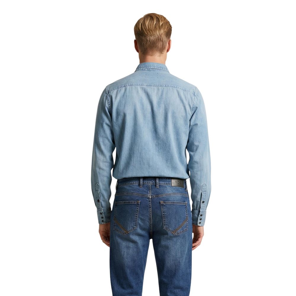 Replay Light Blue Denim Shirt