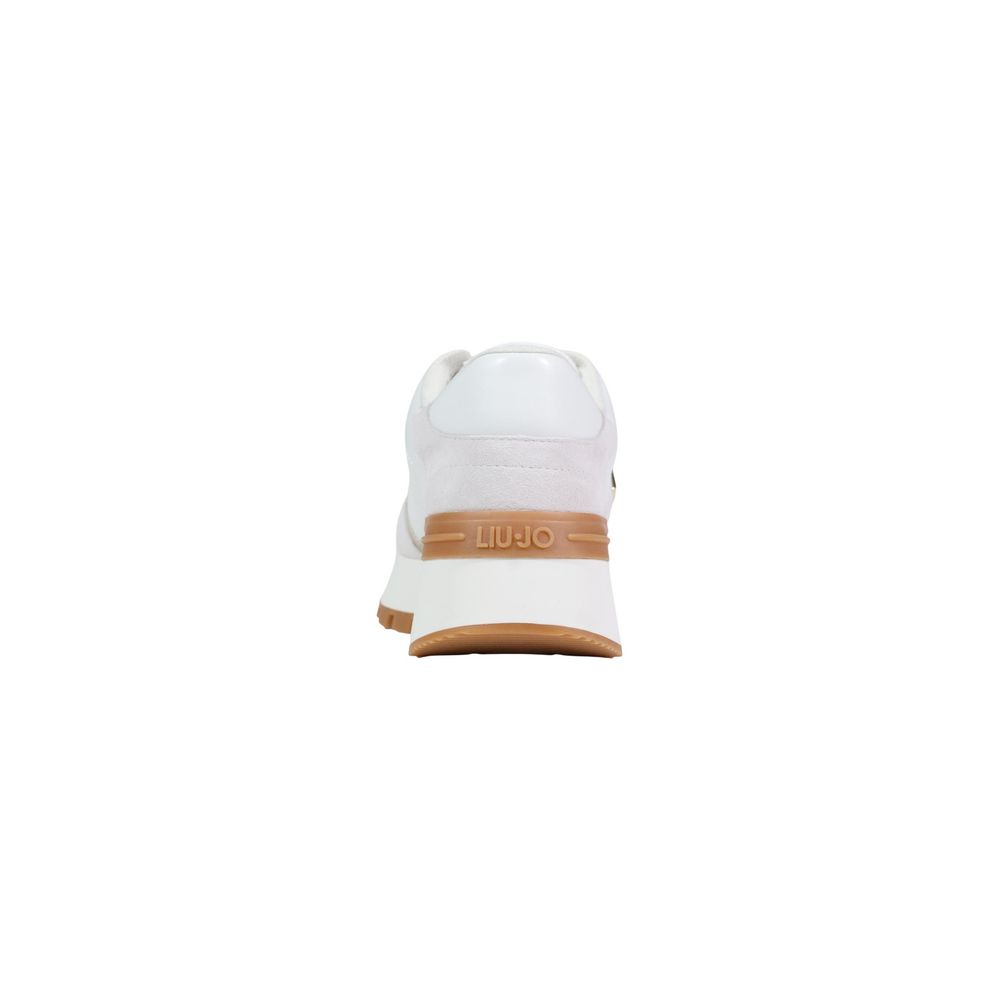 Liu Jo White Artificial Leather Athletic Sneakers