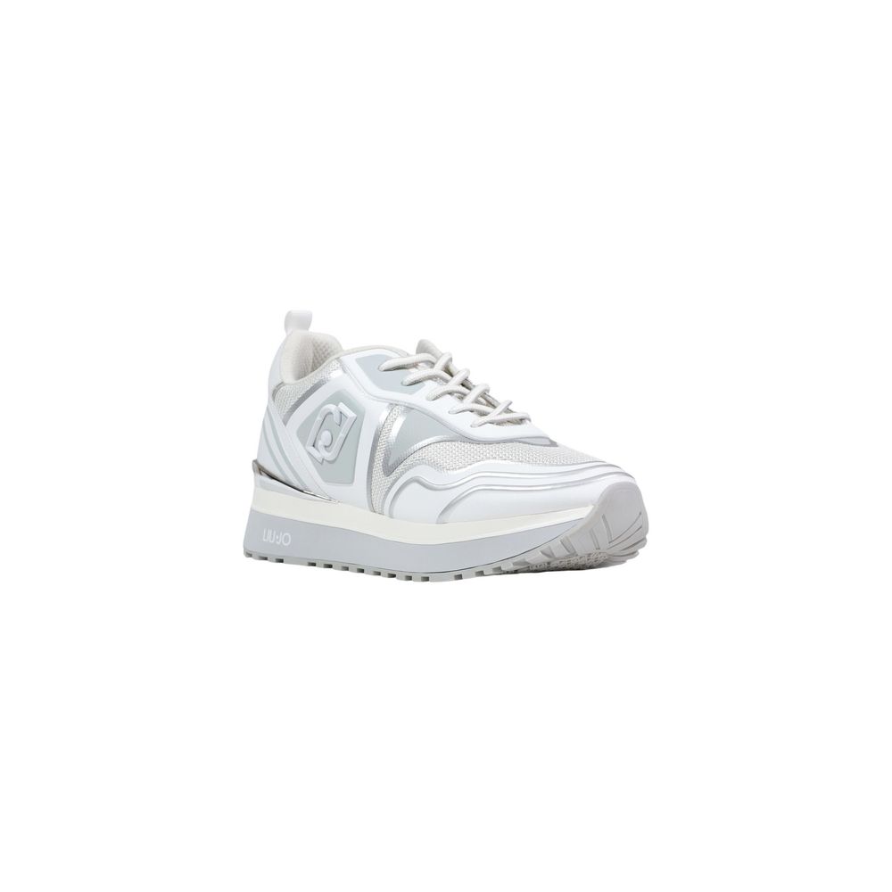 Liu Jo White Artificial Leather Chunky Sneakers