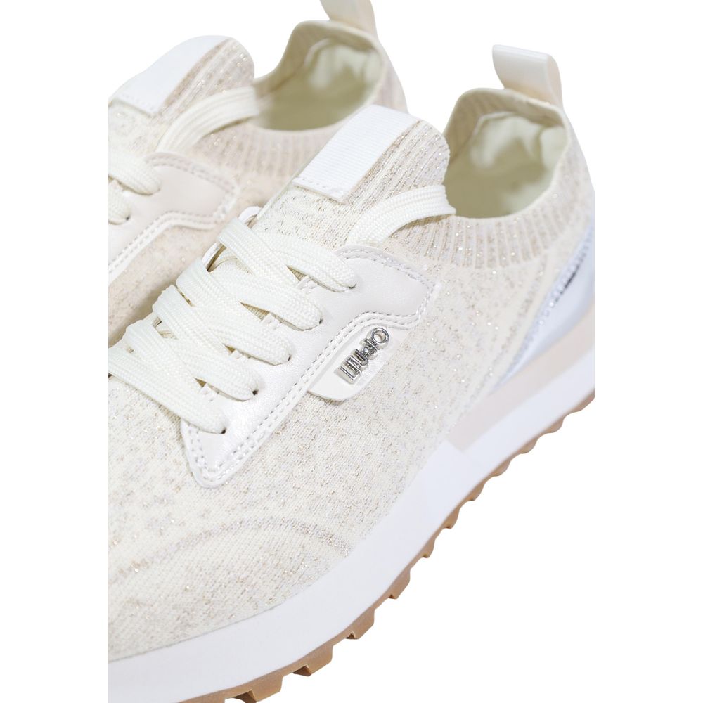 Liu Jo Beige Polyester Athletic Sneakers