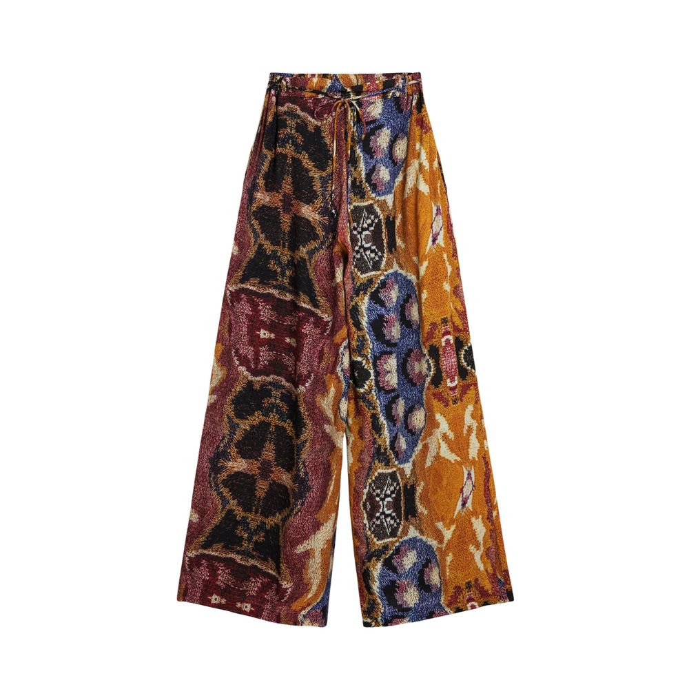 Desigual Orange Viscose Casual Pants