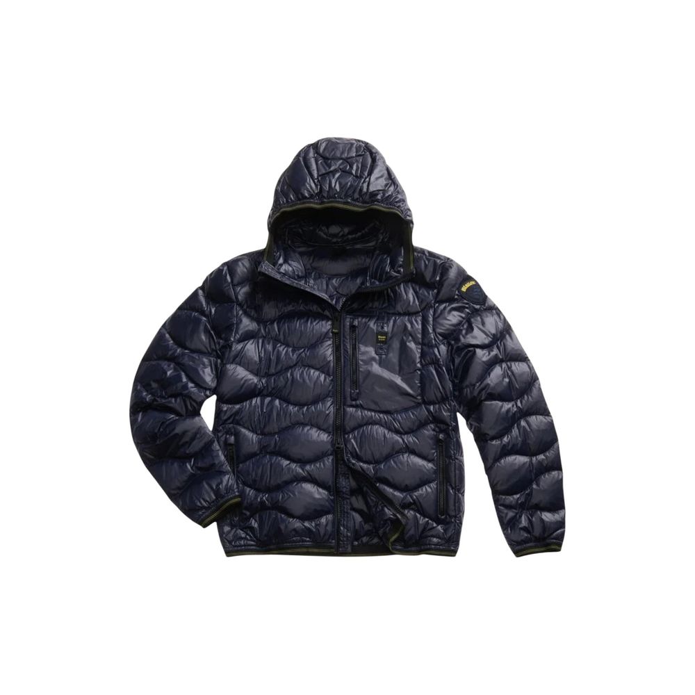 Blauer Blue Polyamide Shell Jacket