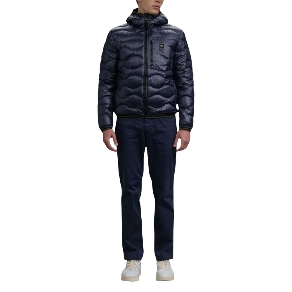 Blauer Blue Polyamide Shell Jacket