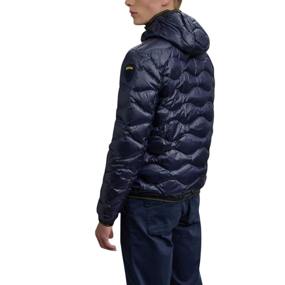 Blauer Blue Polyamide Shell Jacket