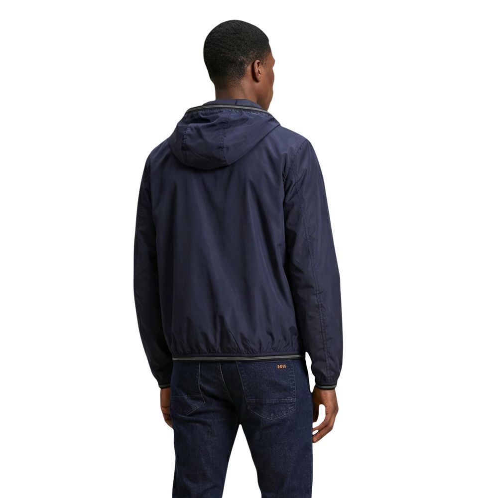 Blauer Blue Polyamide Shell Jacket