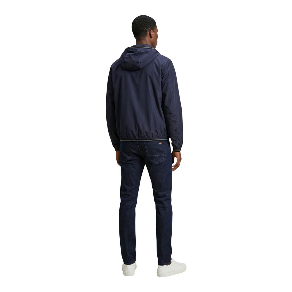 Blauer Blue Polyamide Shell Jacket