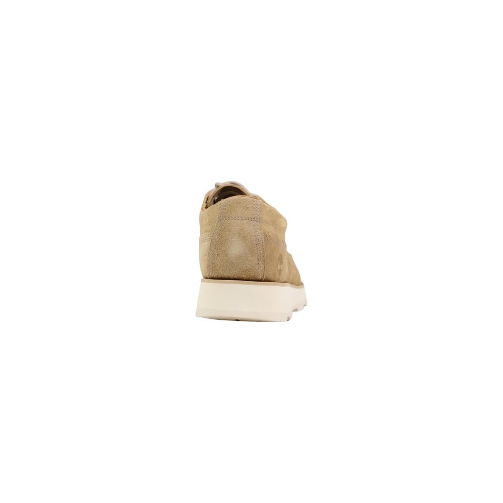 Timberland Beige Suede Leather Slip-On Loafers