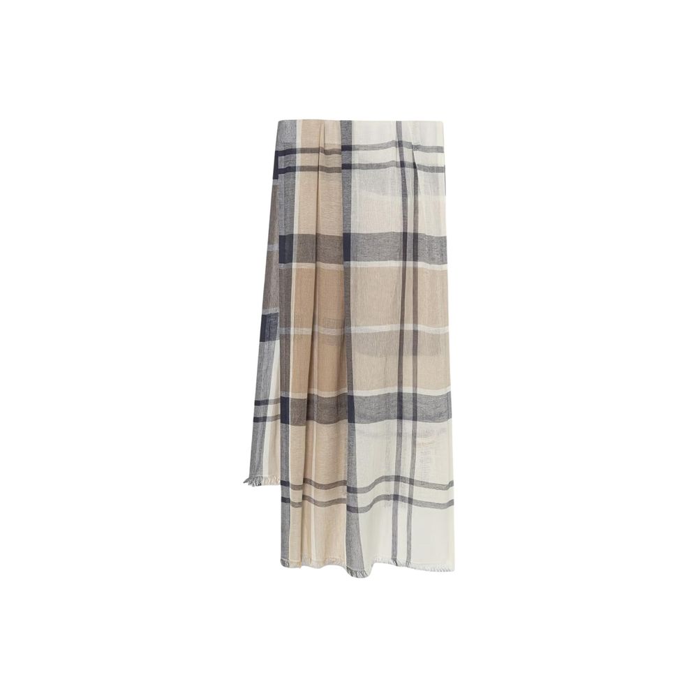 Barbour Cream Cotton Scarf