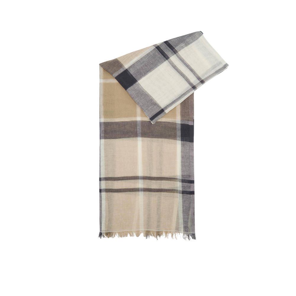 Barbour Cream Cotton Scarf