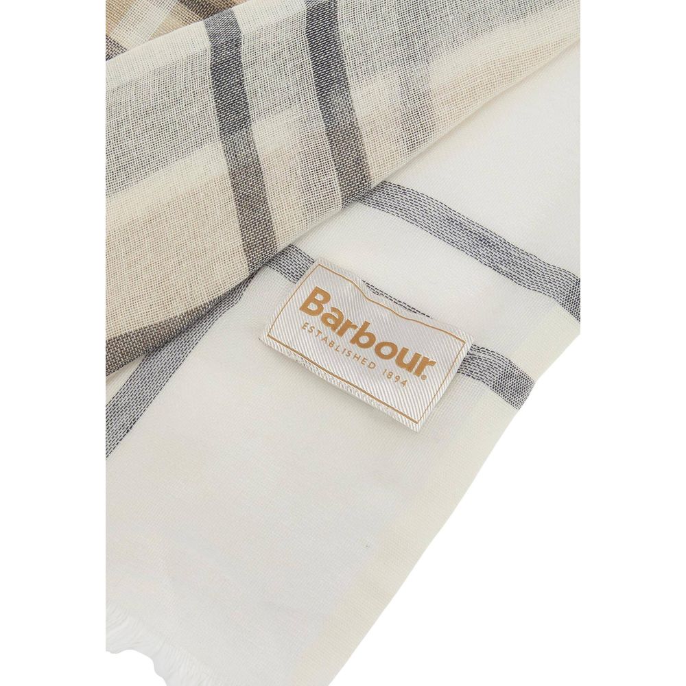 Barbour Cream Cotton Scarf