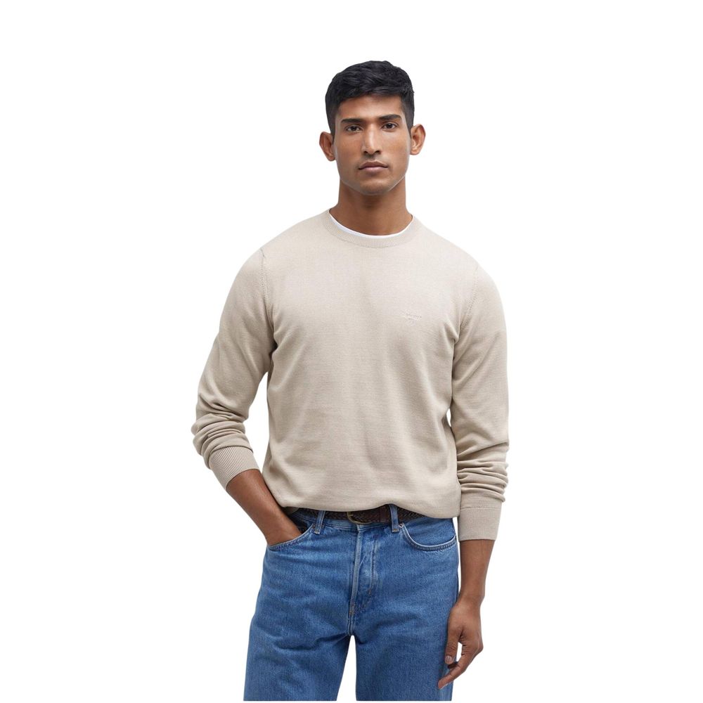 Barbour Beige Cotton Sweatshirt