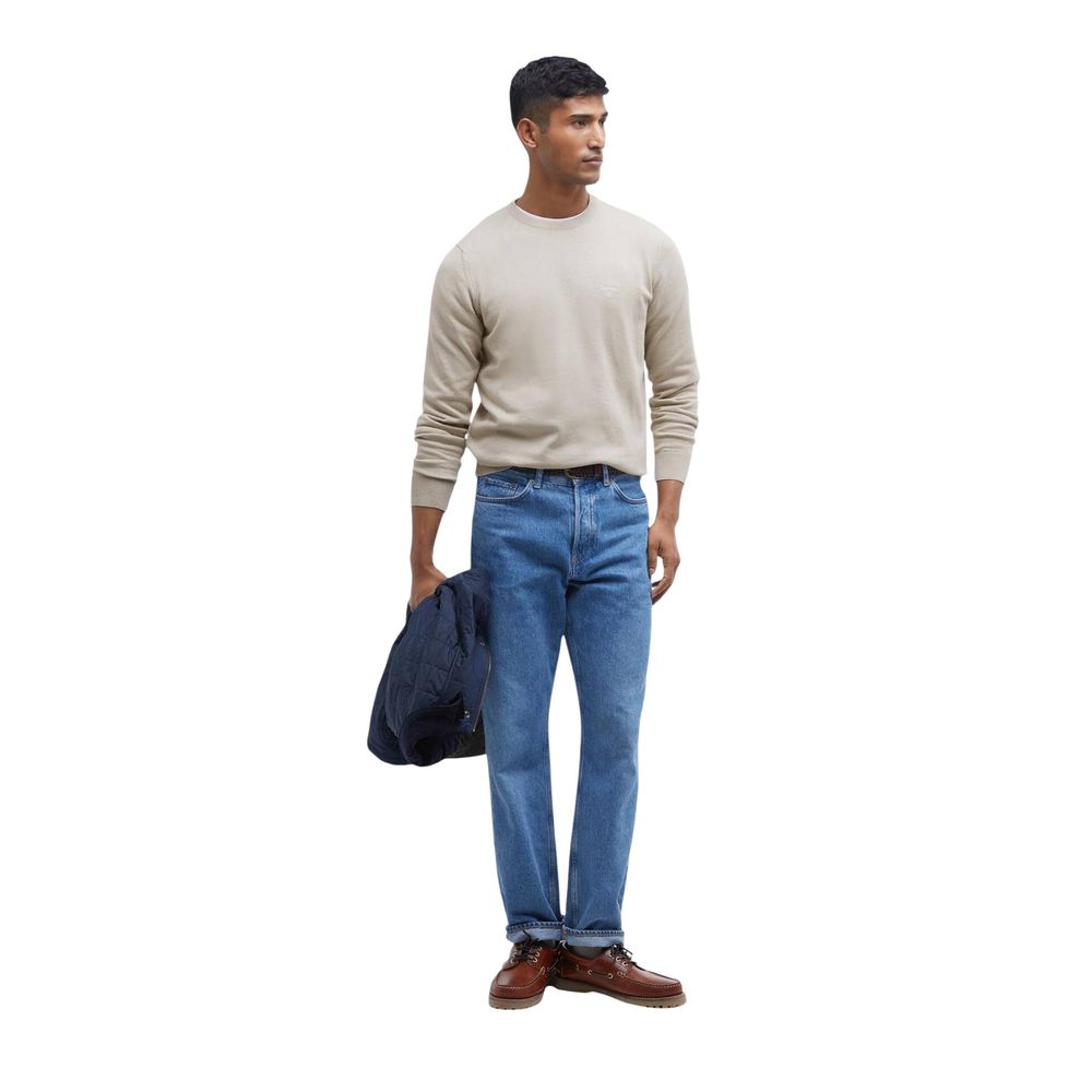 Barbour Beige Cotton Sweatshirt