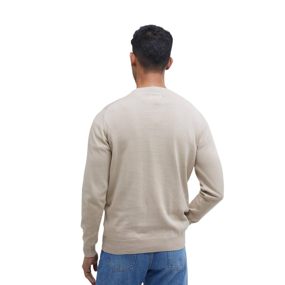 Barbour Beige Cotton Sweatshirt