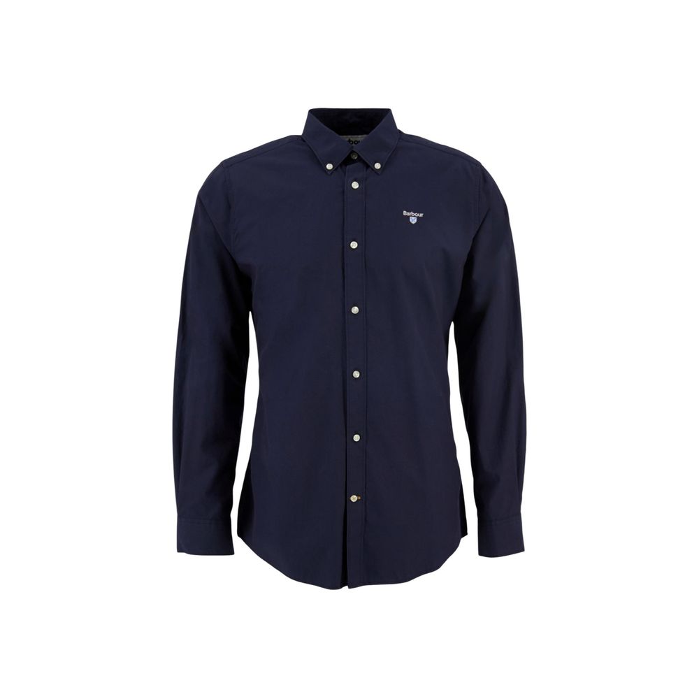 Barbour Blue Cotton Dress Shirt