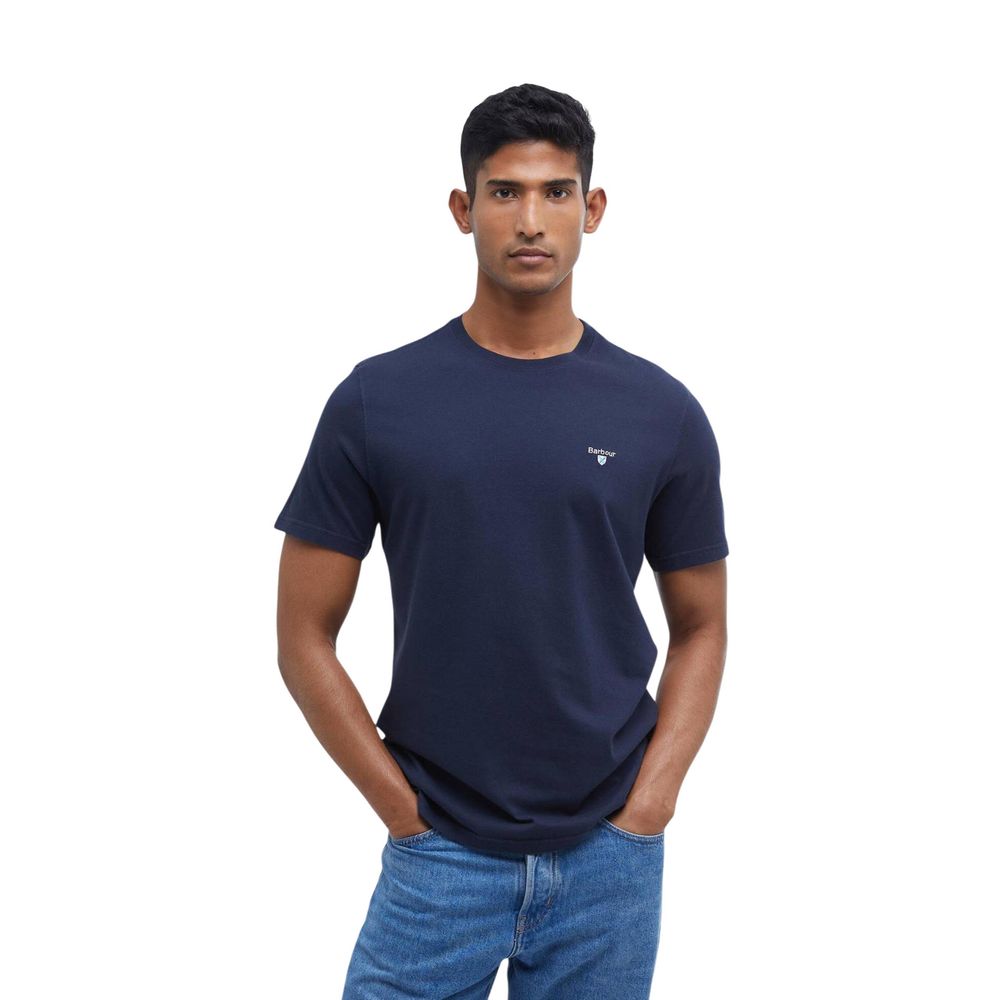Barbour Blue Cotton T-Shirt