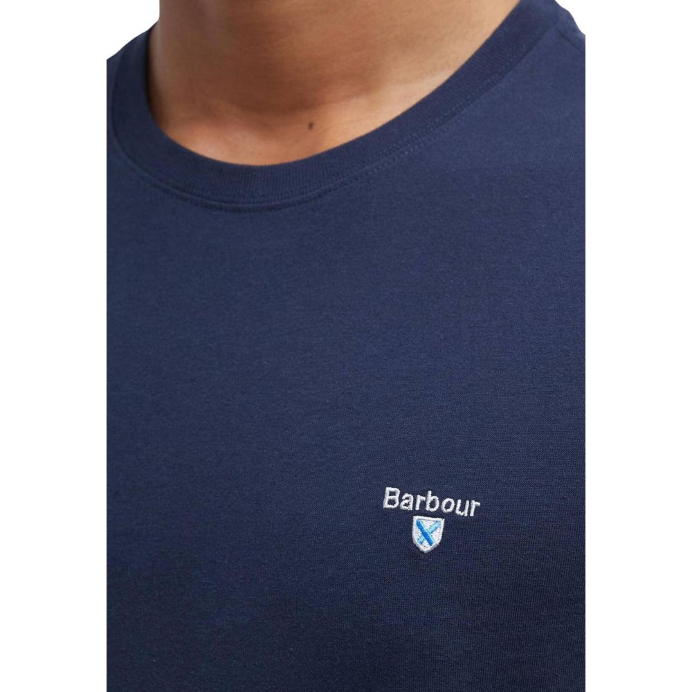 Barbour Blue Cotton T-Shirt