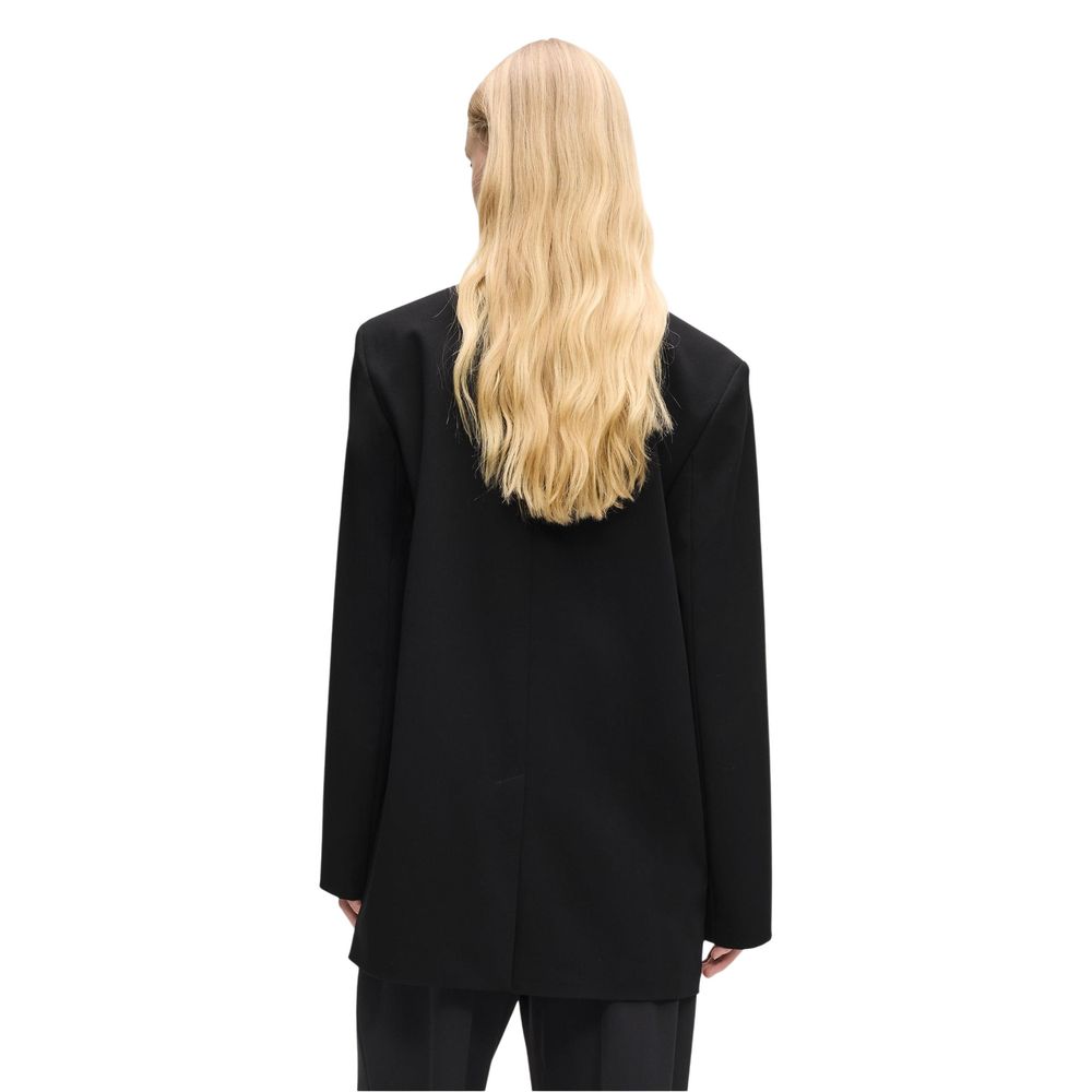 Karl Lagerfeld Black Polyester Blazer
