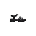 Timberland Black Leather Platform Sandals