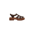 Timberland Brown Leather Flat Sandals