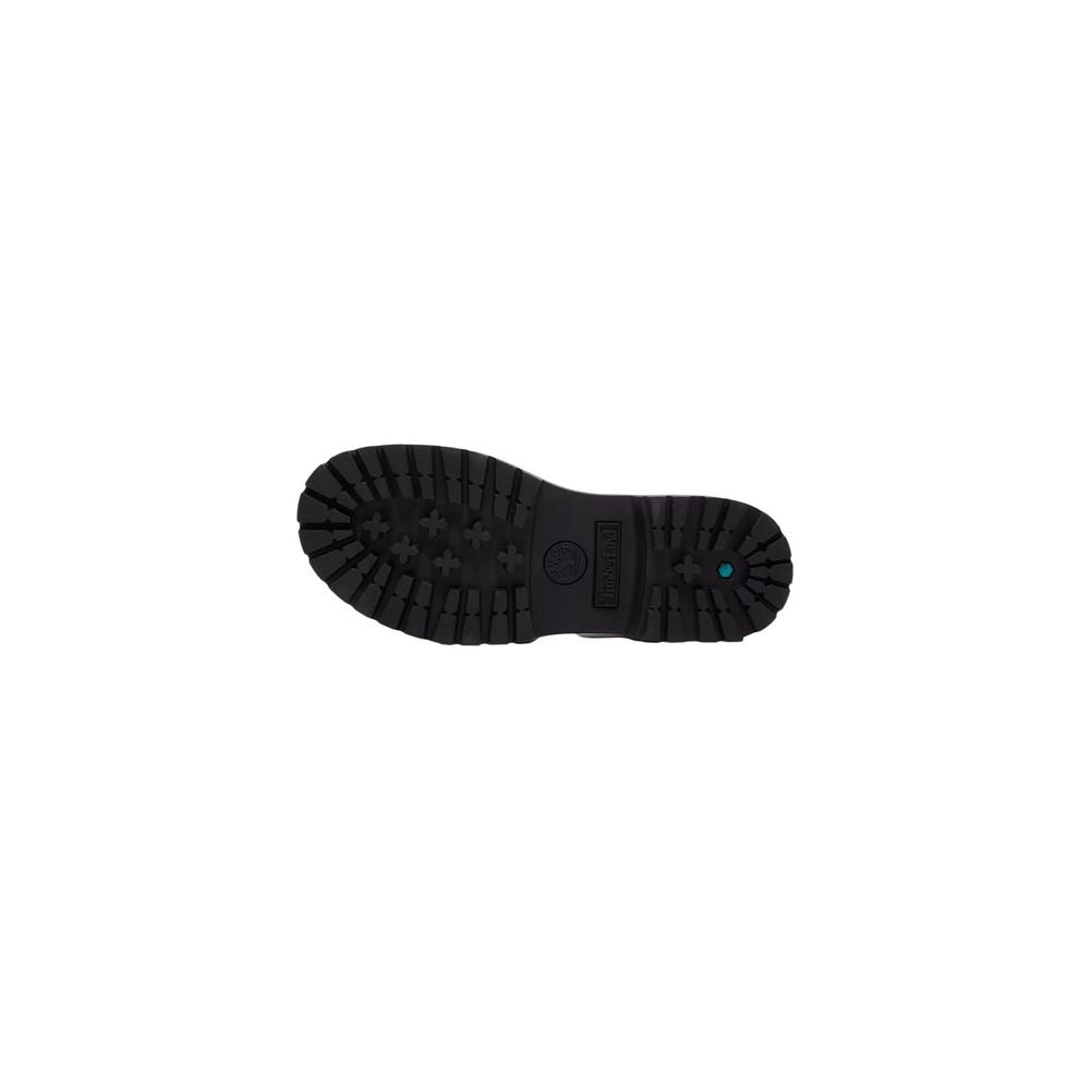Timberland Black Leather Platform Sandals