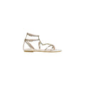 Liu Jo Gold Polyethylene Flat Sandals