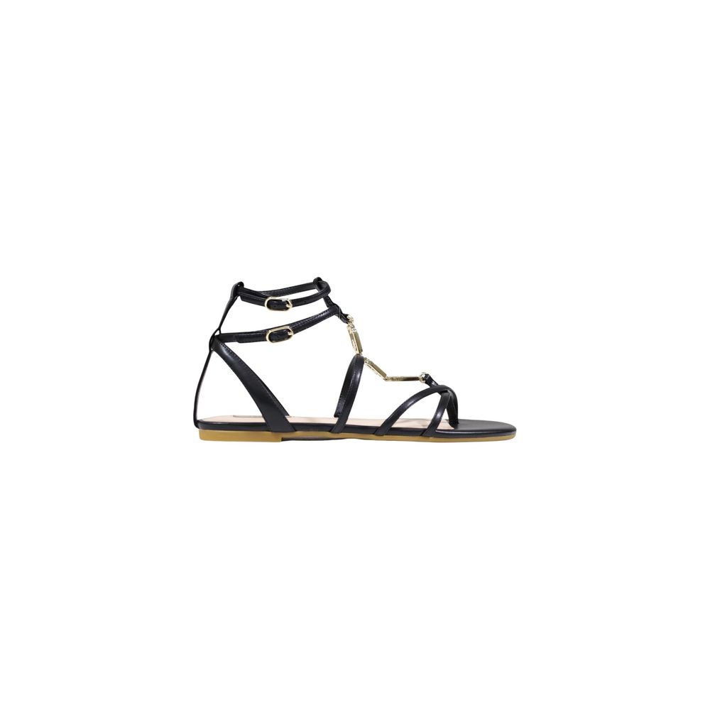Liu Jo Black Polyethylene Flat Sandals